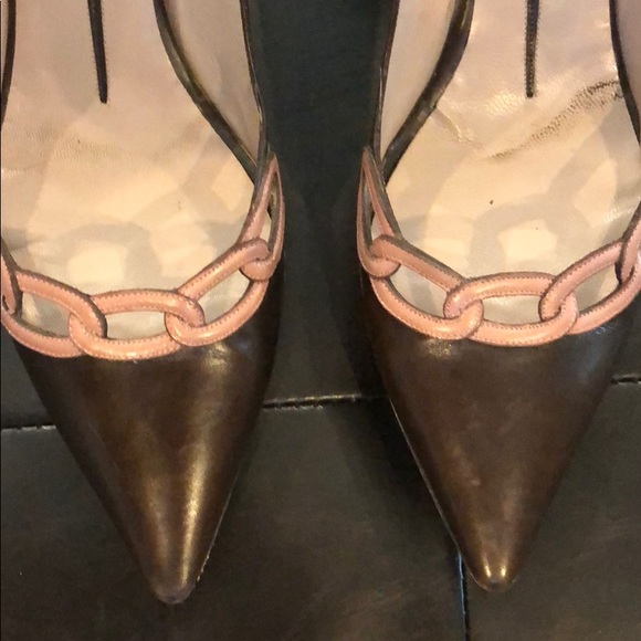 Brown designer heels - Picture 3 of 8
